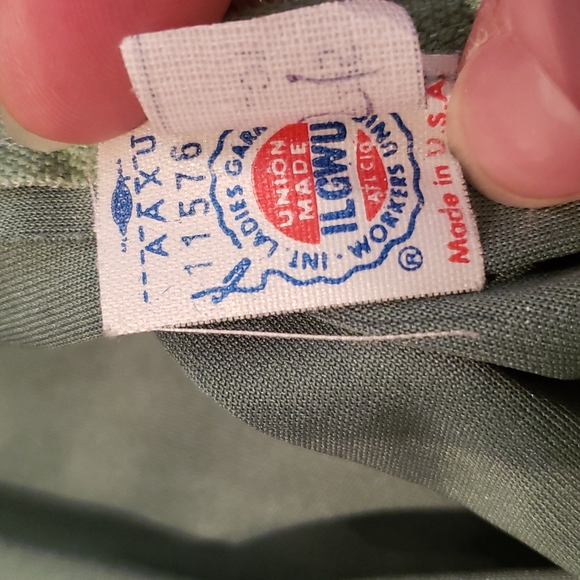 Vintage Green Dress, Sz S - Picture 12 of 12